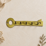 Solid Brass Key Shaped Wall Key Holder