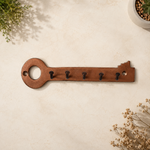 Vintage Brass Key Shaped Wall Key Holder