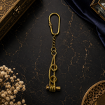 Handcrafted Solid Brass Nautical Knot Keychain