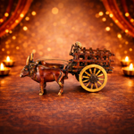 Brass Bullock Cart Showpiece