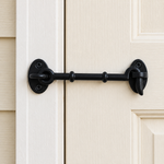Black Iron Cabin Hook Latch 122mm