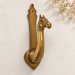 Antique Brass Camel Towel Holder