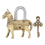 Brass Horse Lock