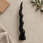 Sculptural Ribbed Metal Door Pull Handle