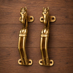 Brass Horse Door Handle