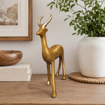 Solid Brass Deer Statue