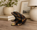 Handcrafted Brass Frog Figurine Statue