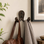 Vintage Brass Double Wall Hook