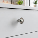 Polished Silver Metal Cabinet Knob