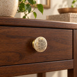 Floral Mandala Ceramic Cabinet Knob