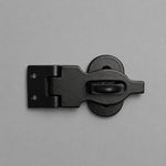 Rustic Black Metal Barn Door Hasp Latch