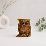 Handcrafted Solid Brass Owl Figurine Statue