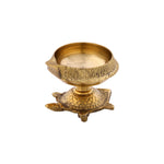 Tortoise Brass Diya Deepak