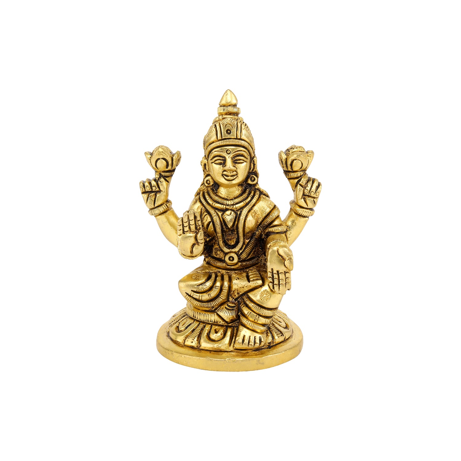 Lakshmi Ji Brass Idol