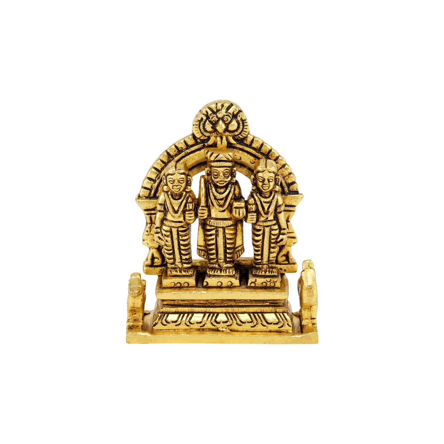 Khandoba and Laxmi Brass Idol