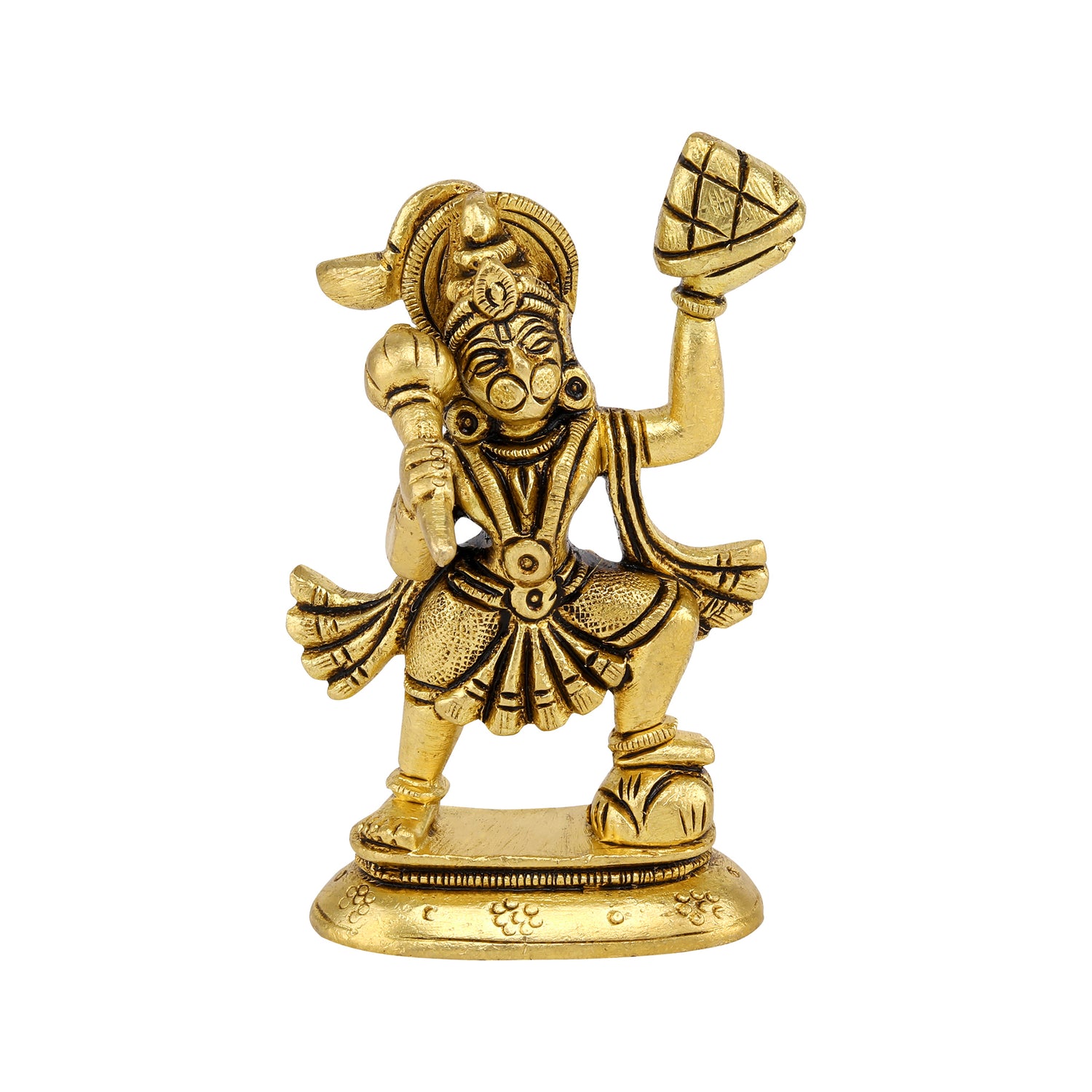 Brass Hanuman Parwat Idol