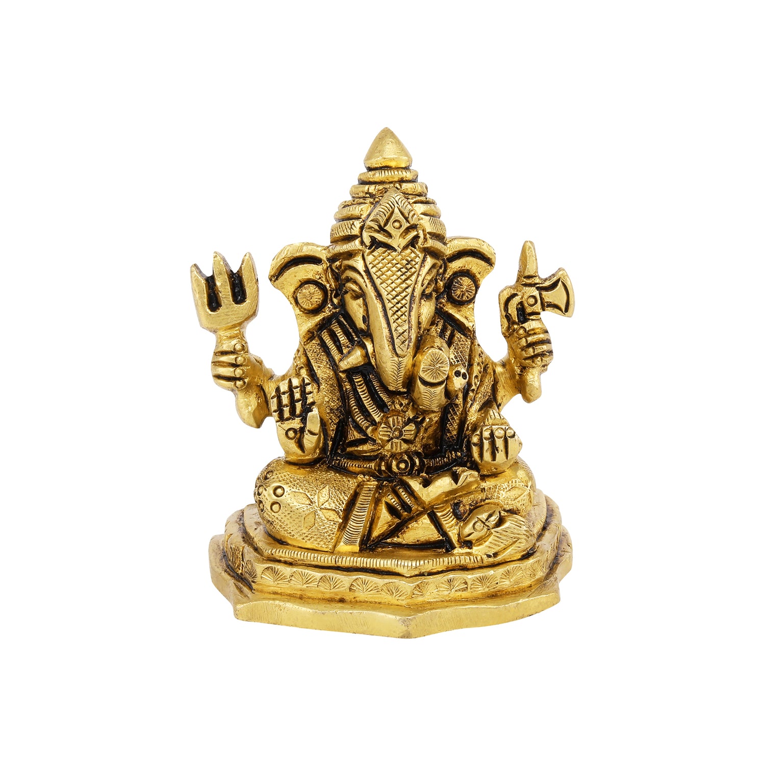 Puna Ganesh Brass Idol