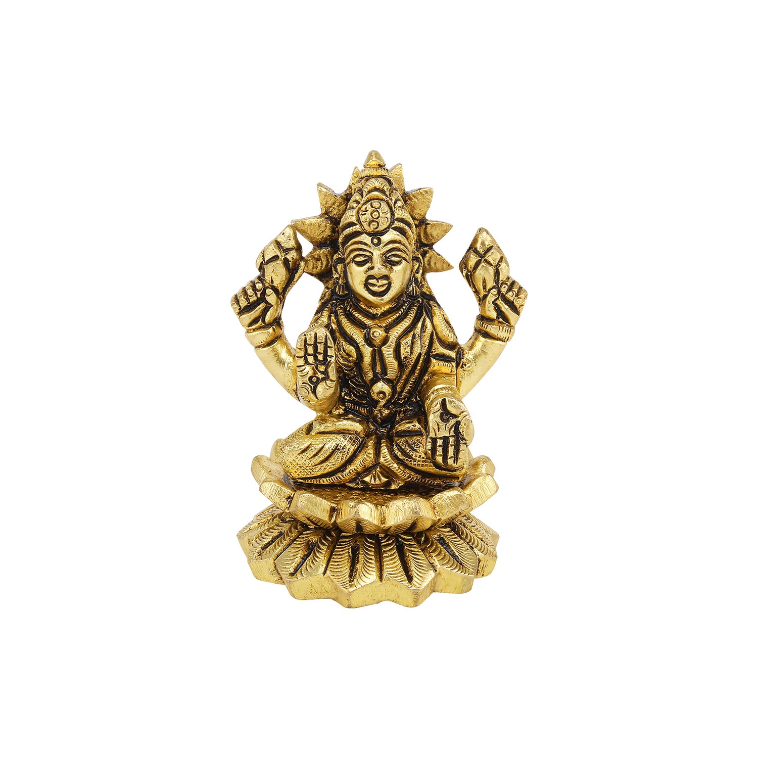 Brass Kamal Laxmi Ji Idol