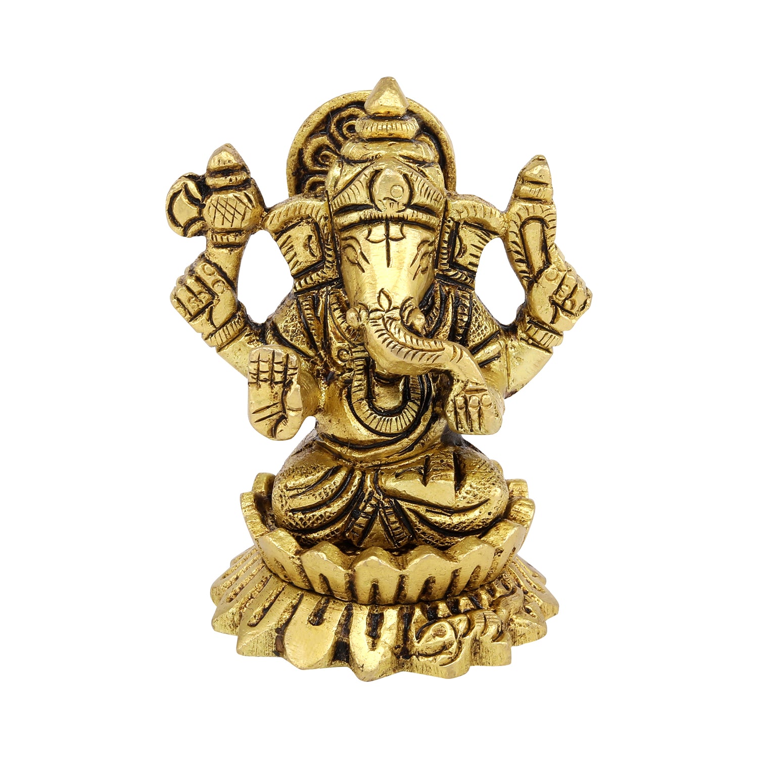 Ganesha Brass Idol