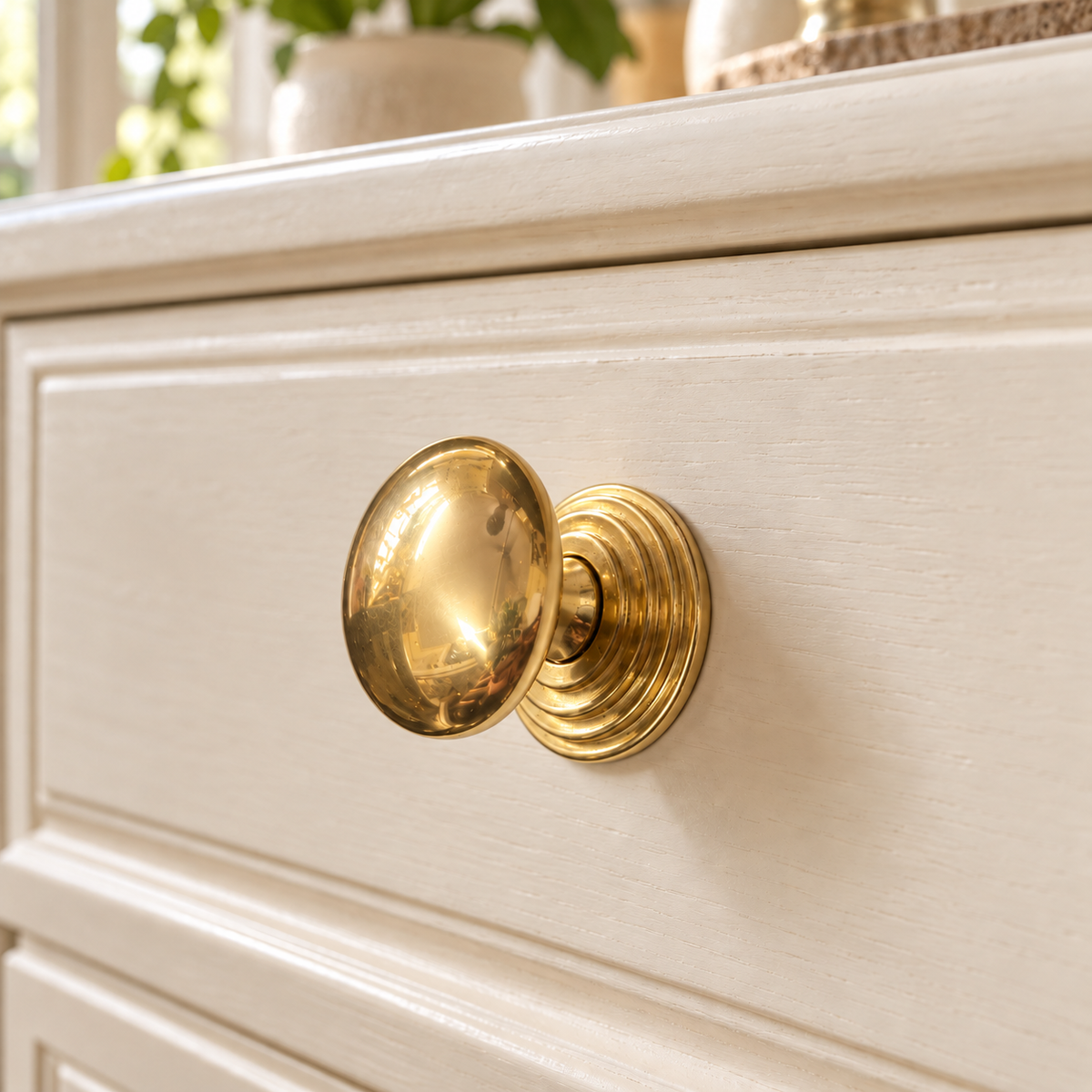 Solid Brass Gold Cabinet Knob