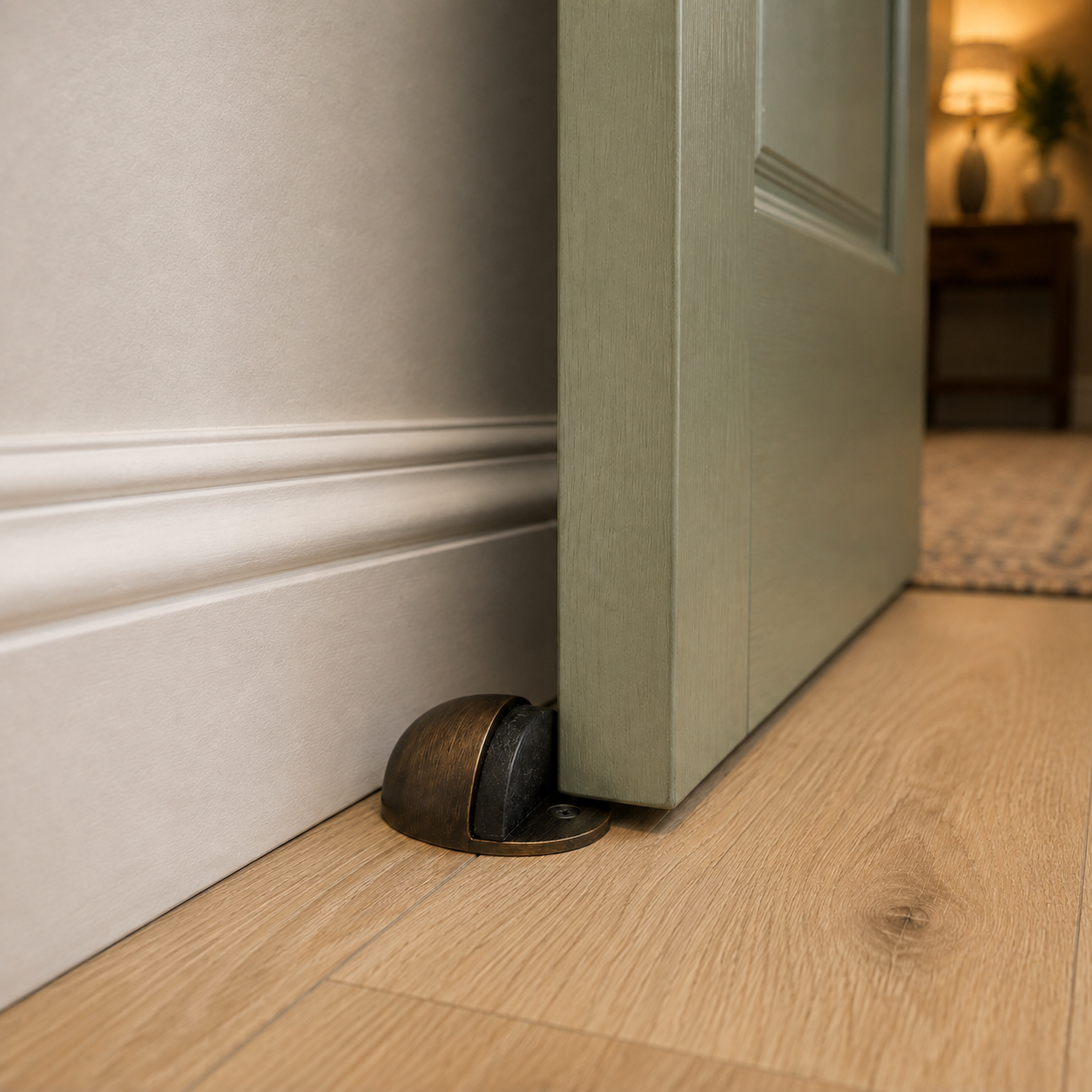 Solid Brass Floor Door Stopper