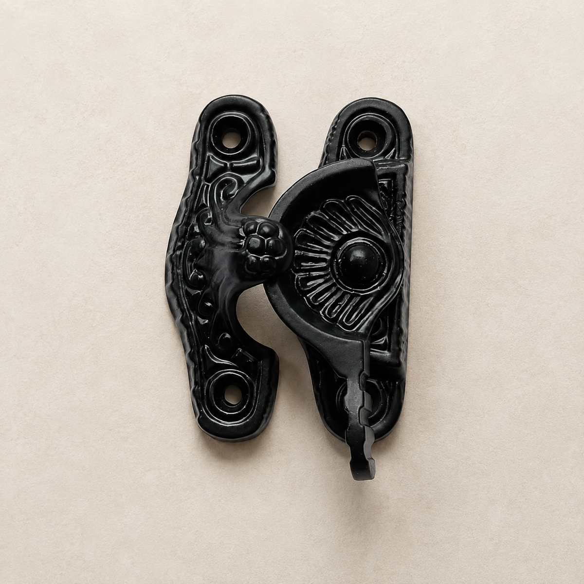 Black Brass Sash Window Lock
