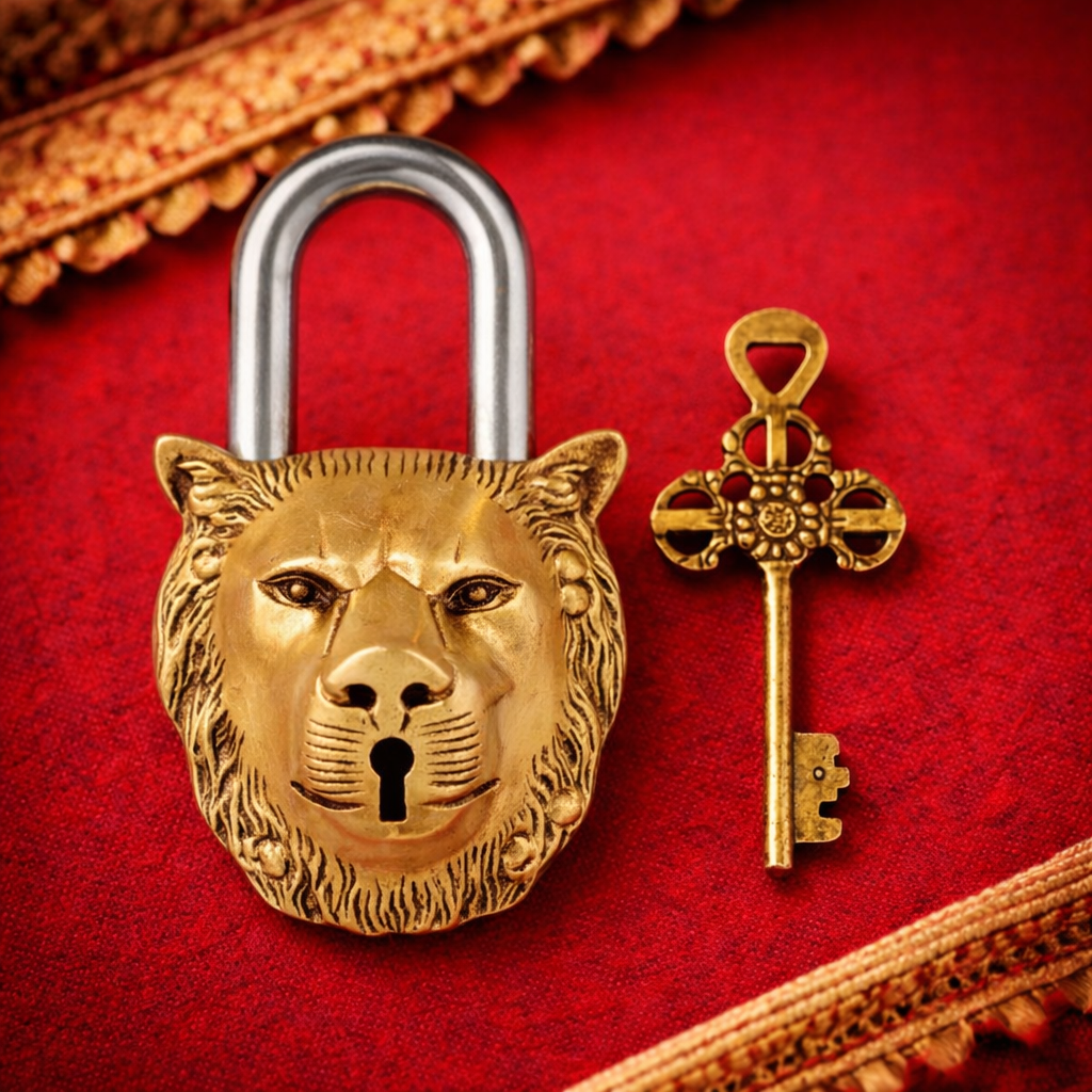 Brass Lion Lock