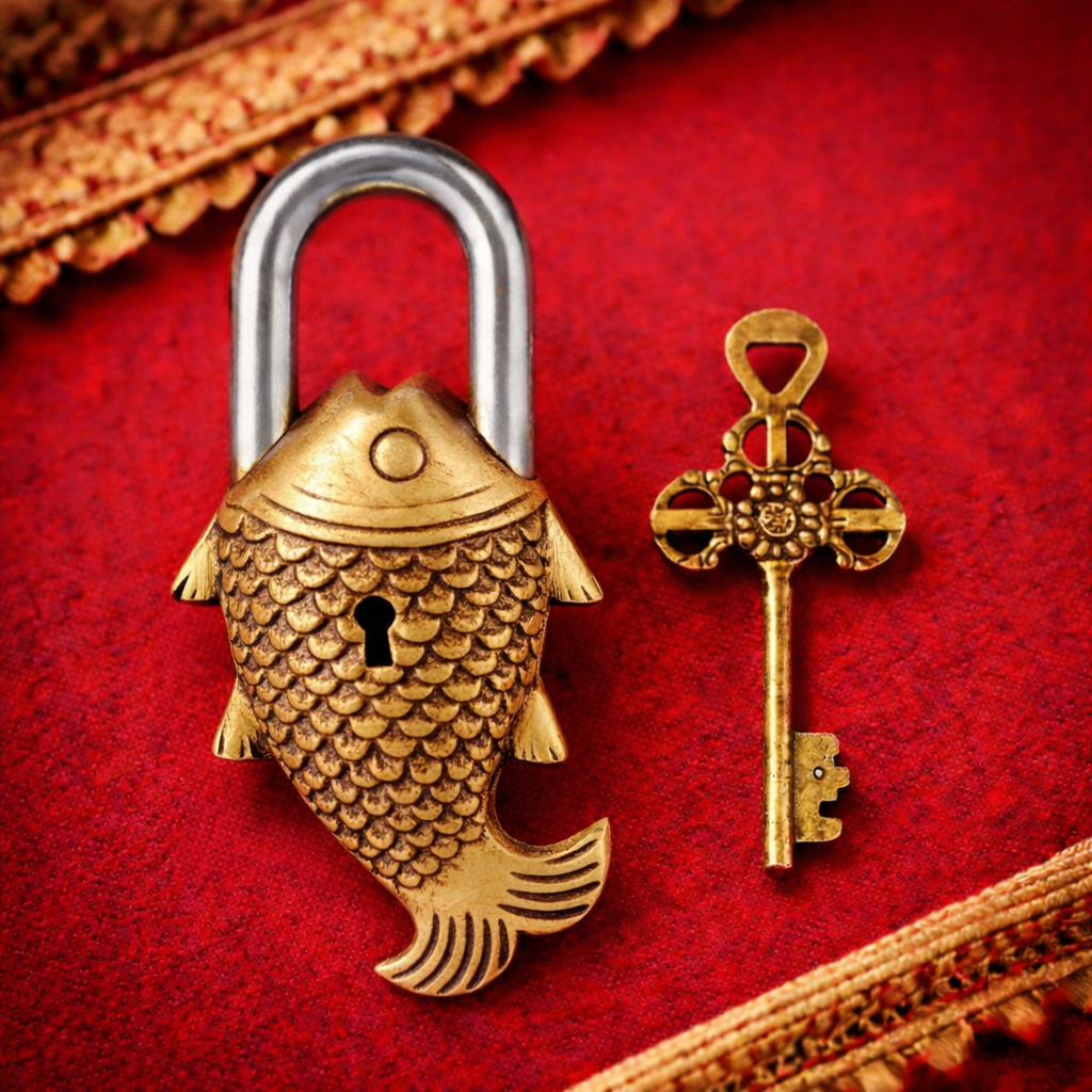 Brass Fish Lock