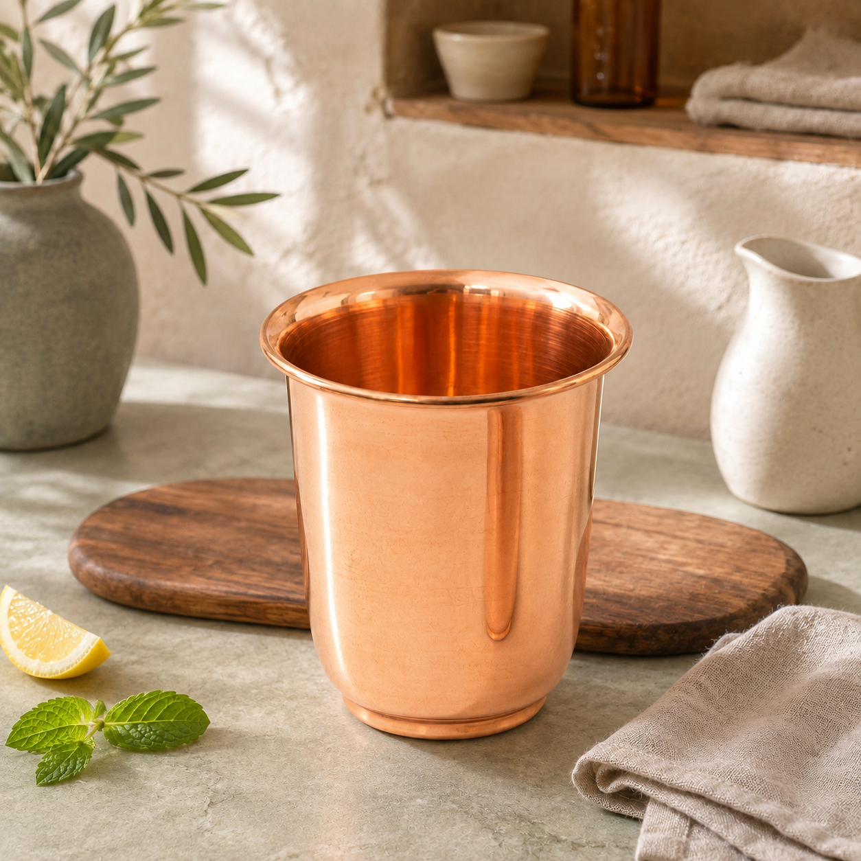 Pure Copper Drinking Tumbler