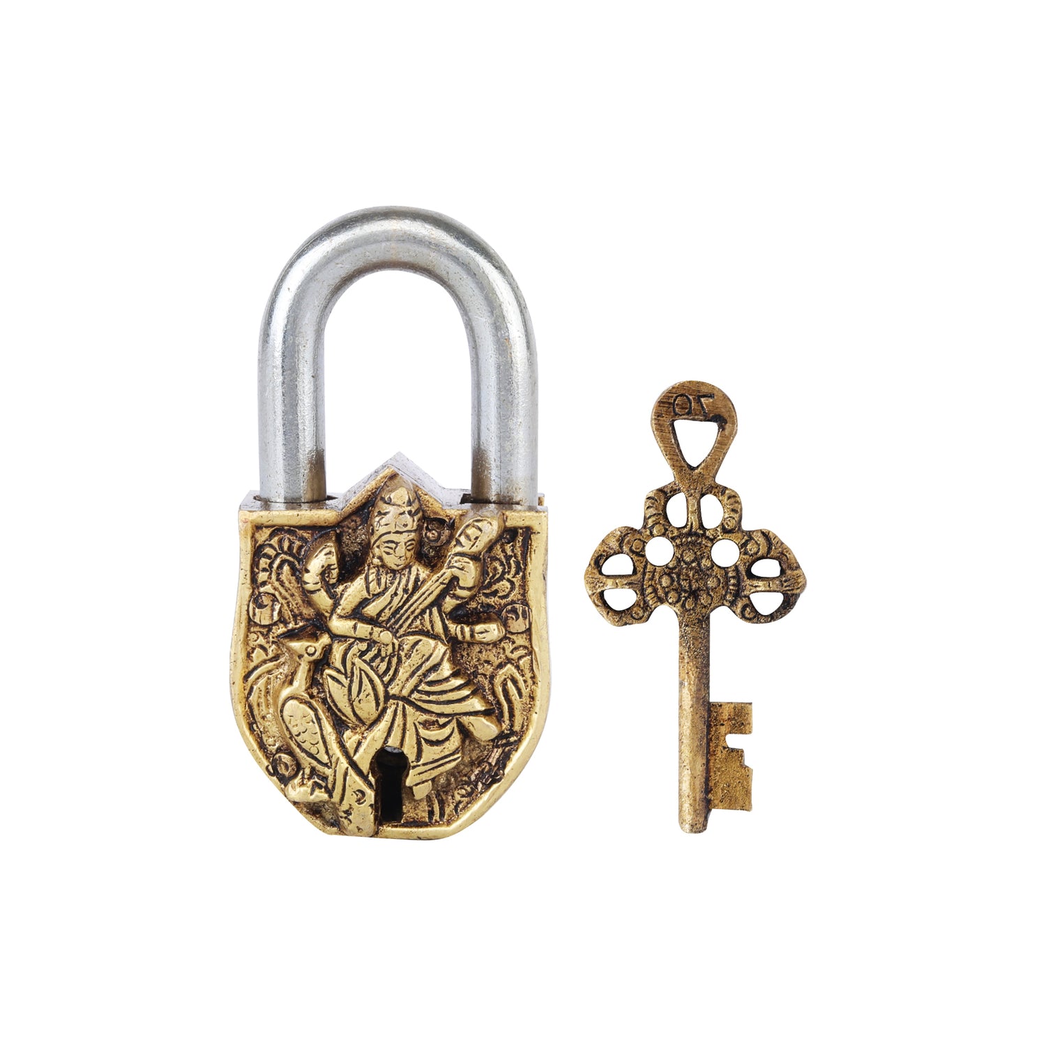 Brass Saraswati Lock