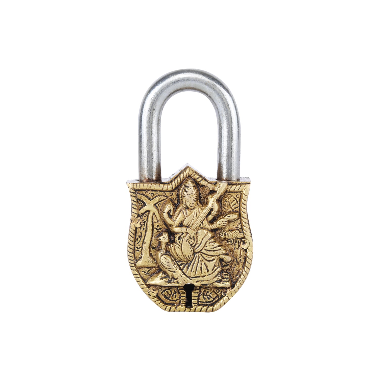 Brass Saraswati Lock