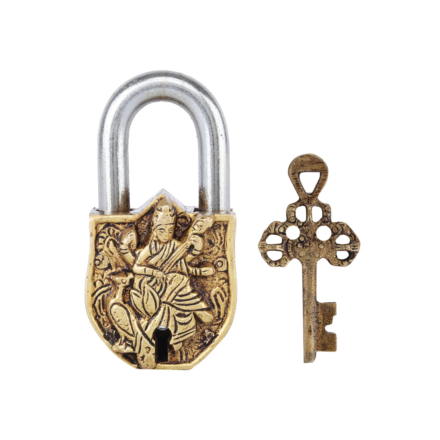 Brass Saraswati Lock