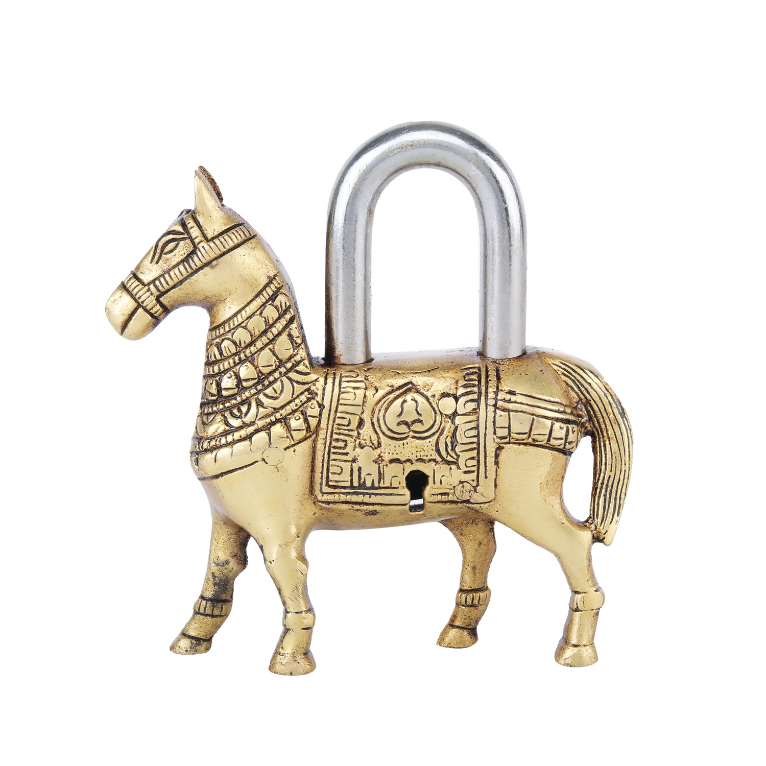 Brass Horse Lock
