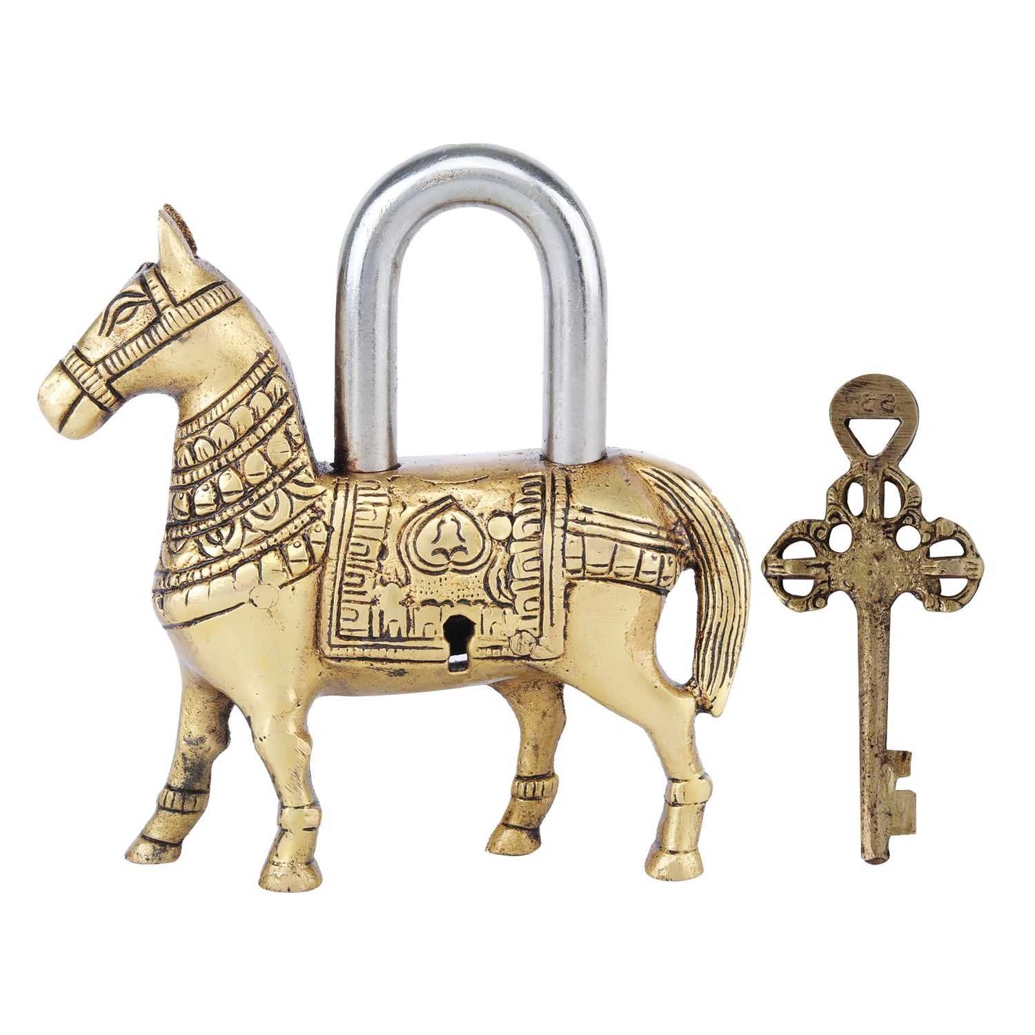 Brass Horse Lock