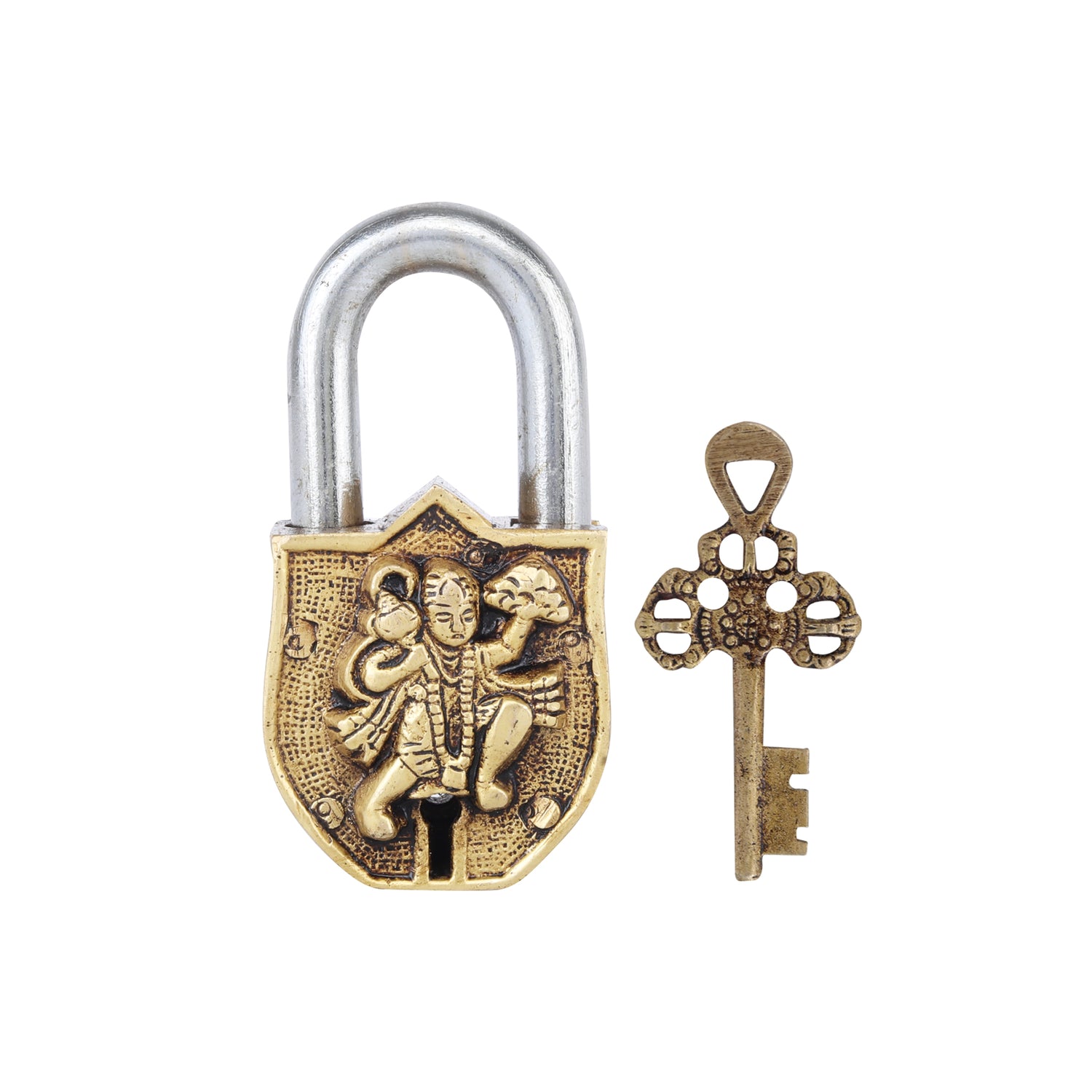 Brass Hanuman Lock