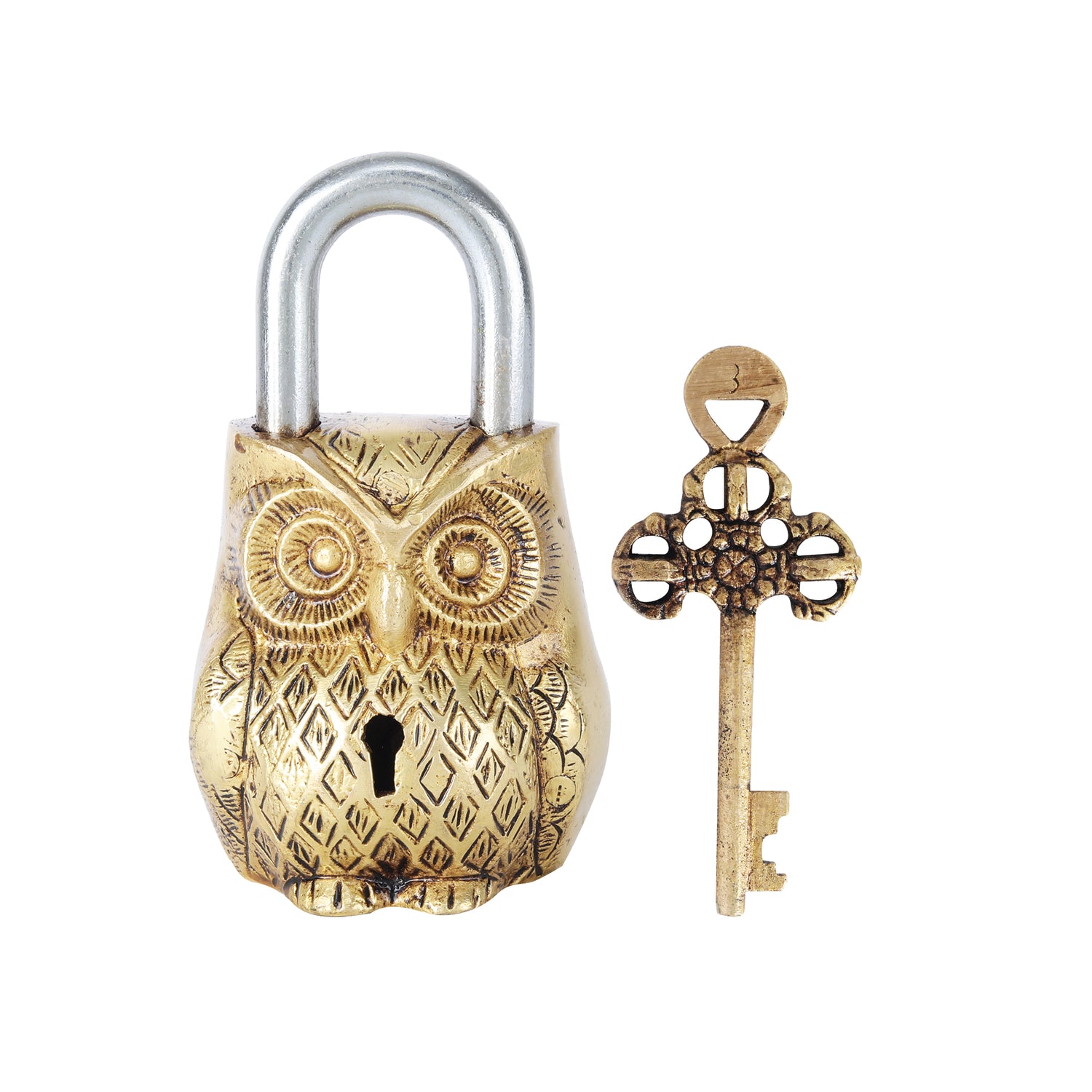 Brass Owl Lock