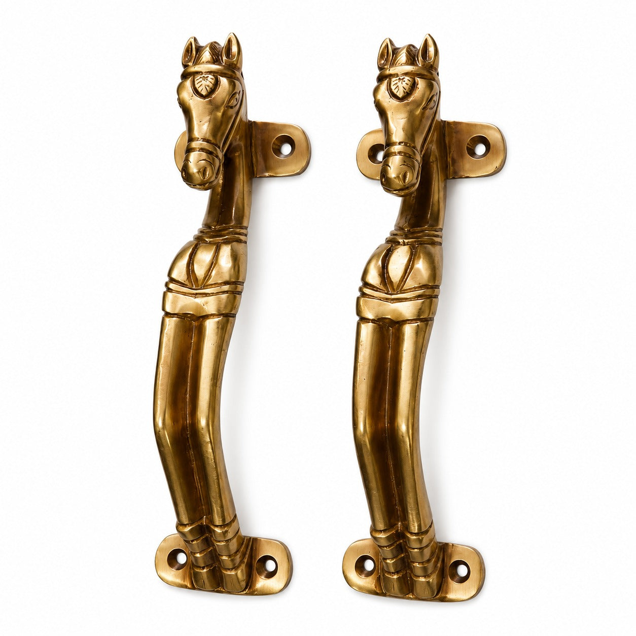 Brass Horse Door Handle