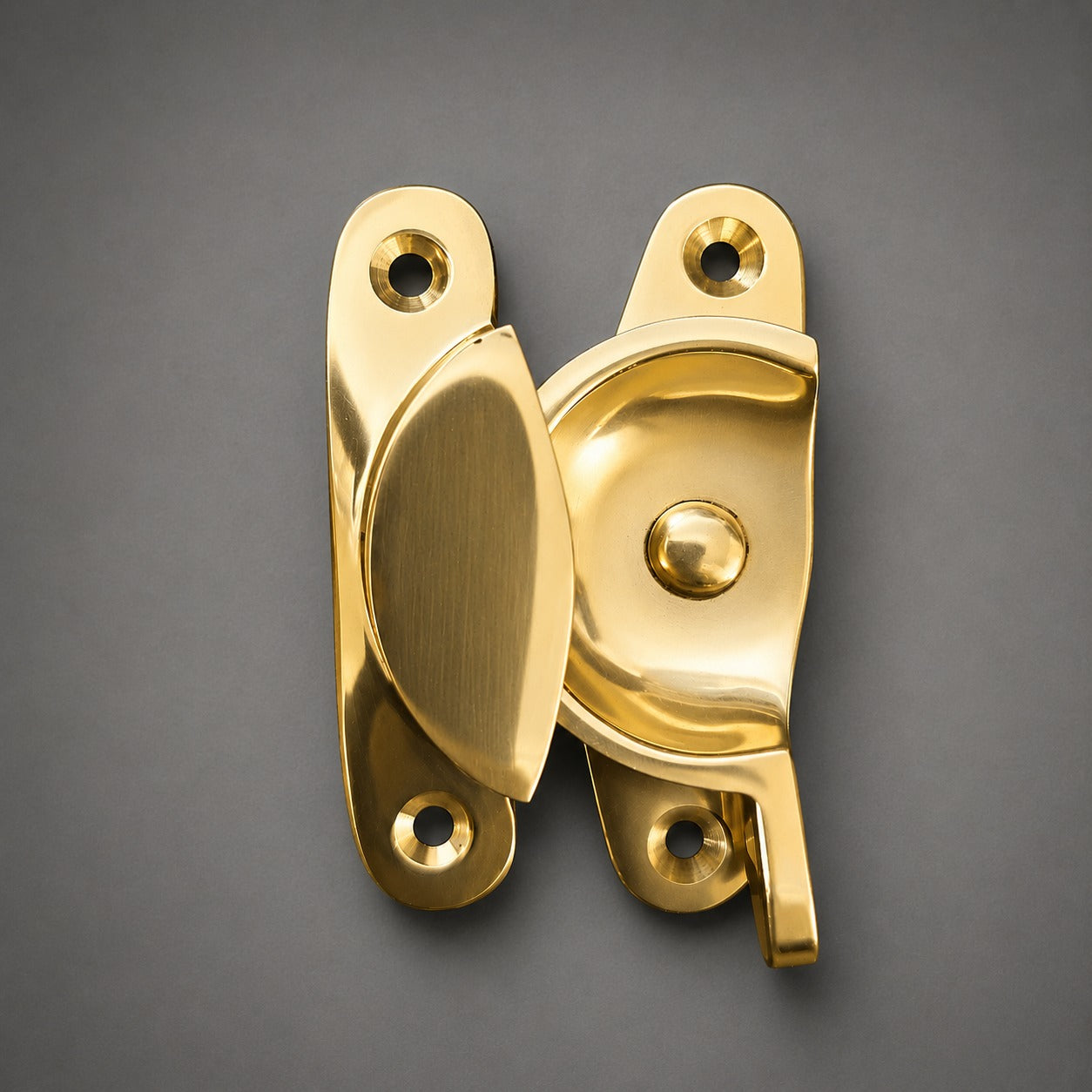 Premium Solid Brass Sash Window Fastener Lock