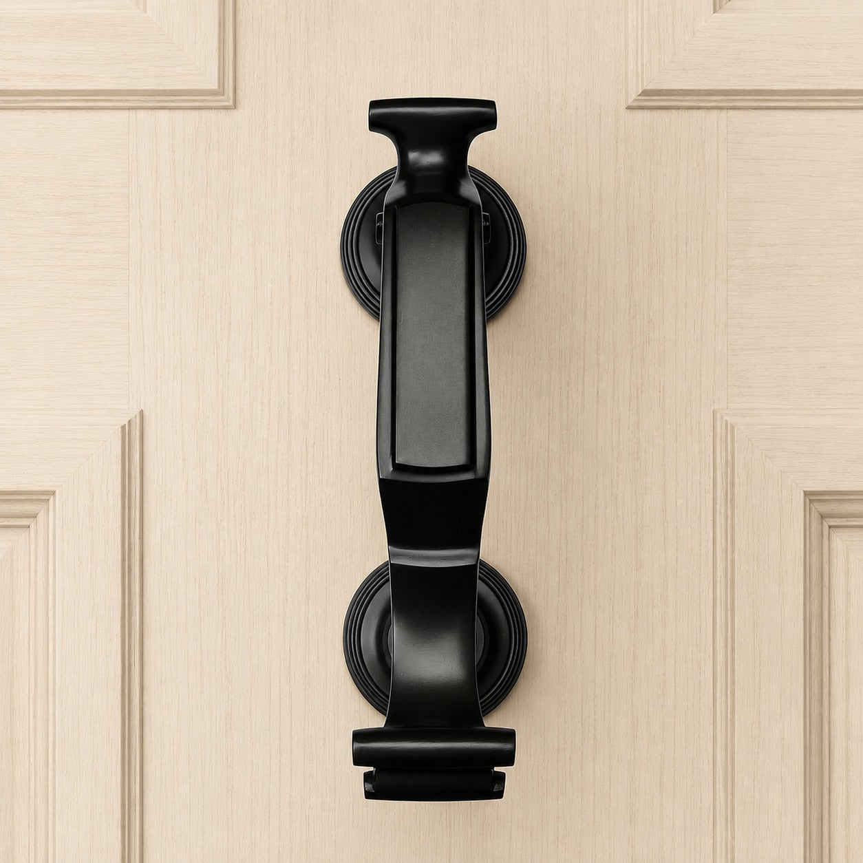 Solid Brass Black Door Knocker