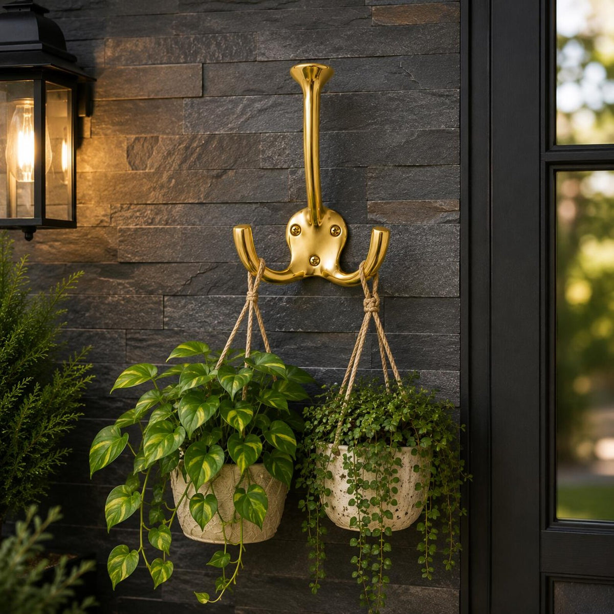 Solid Brass Triple Coat Hook