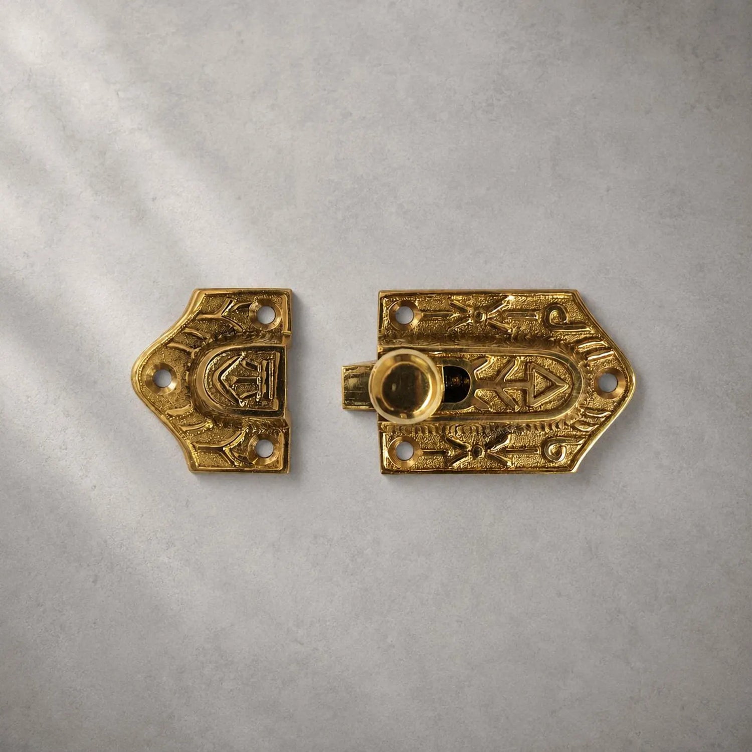 Solid Brass Cabinet Latch Lock
