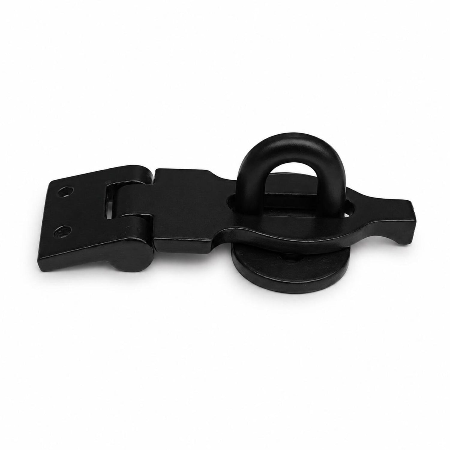 Rustic Black Metal Barn Door Hasp Latch