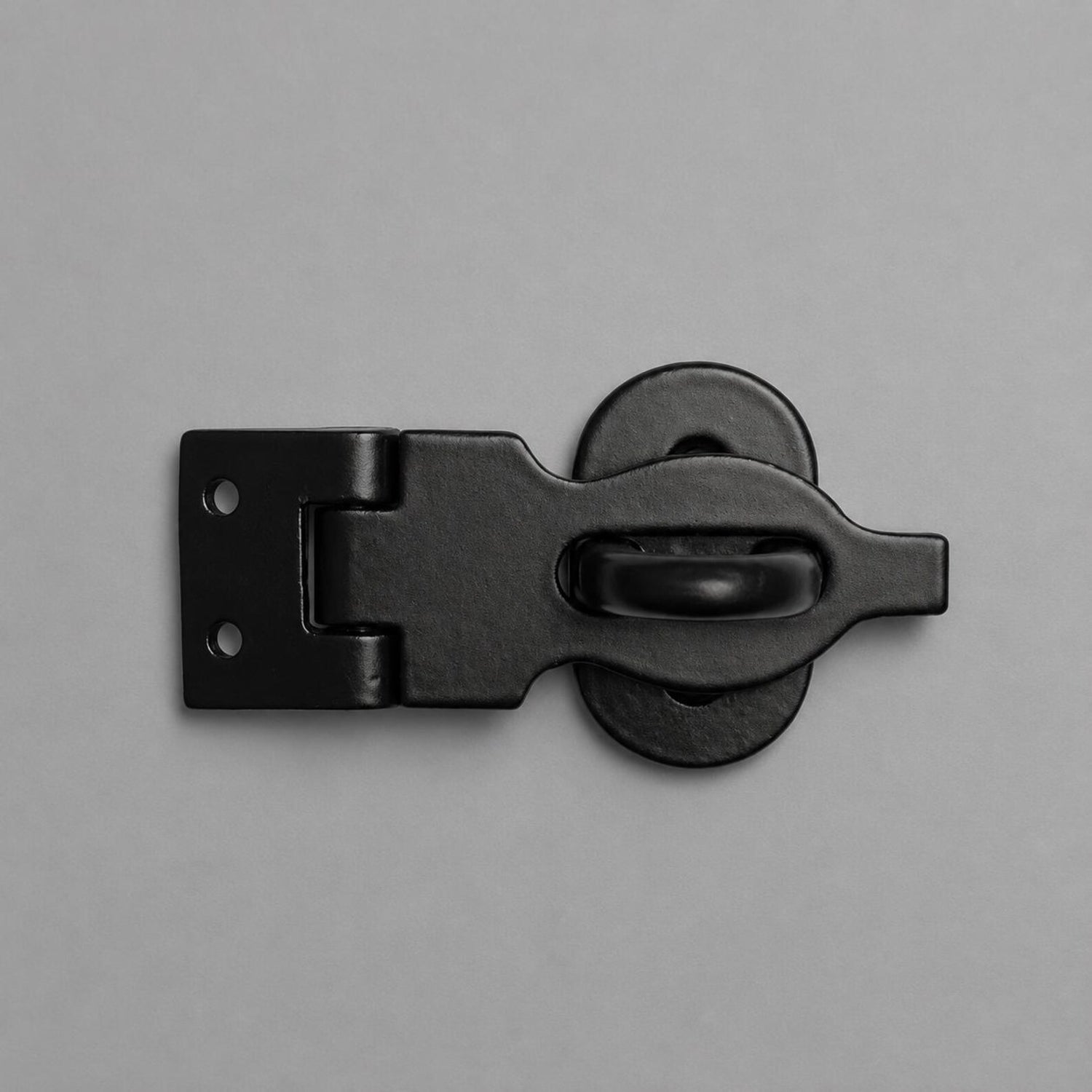 Rustic Black Metal Barn Door Hasp Latch