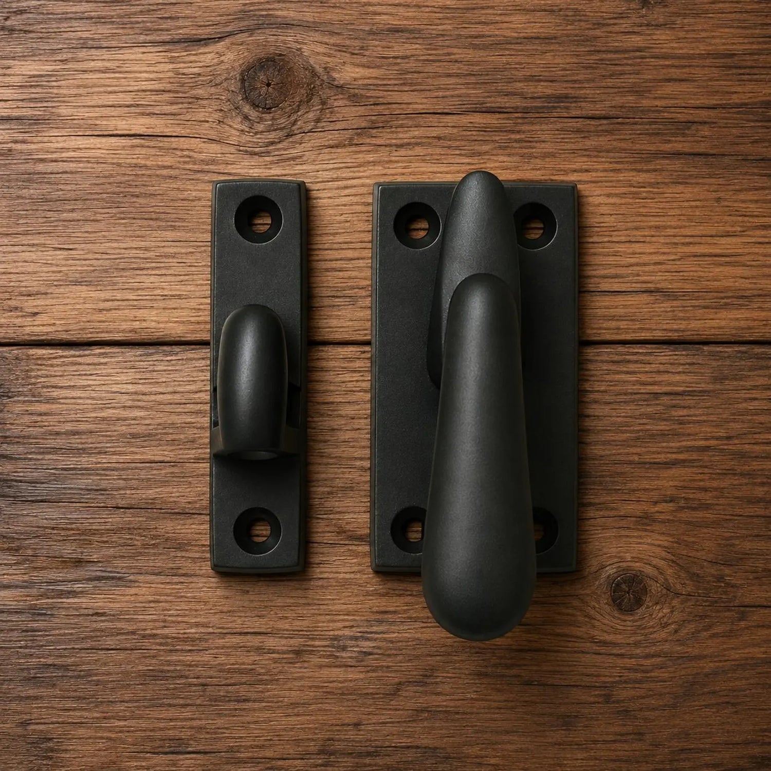 Matte Black Sash Window Fastener Lock