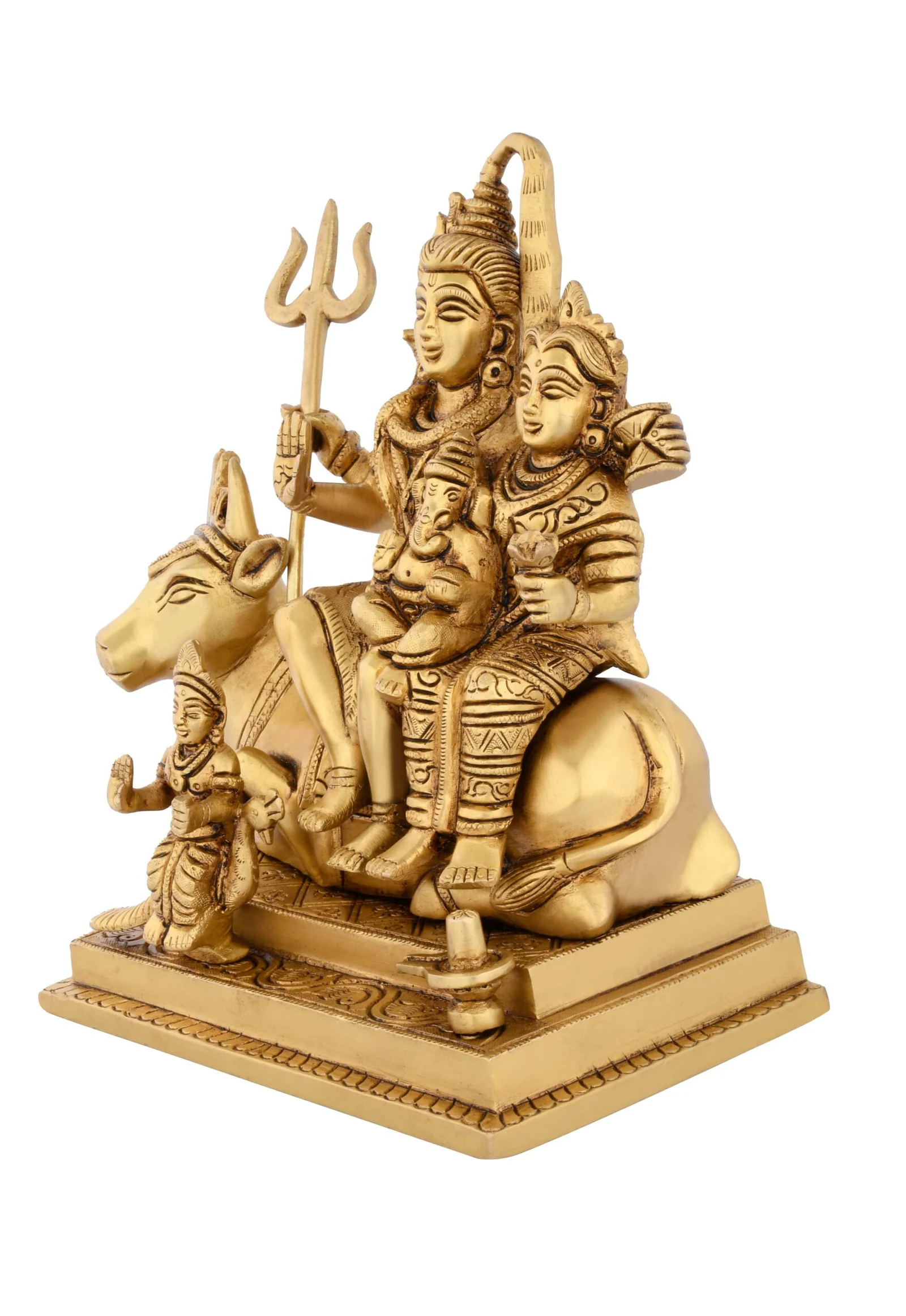 Brass Shiv Parivar Statue Collection