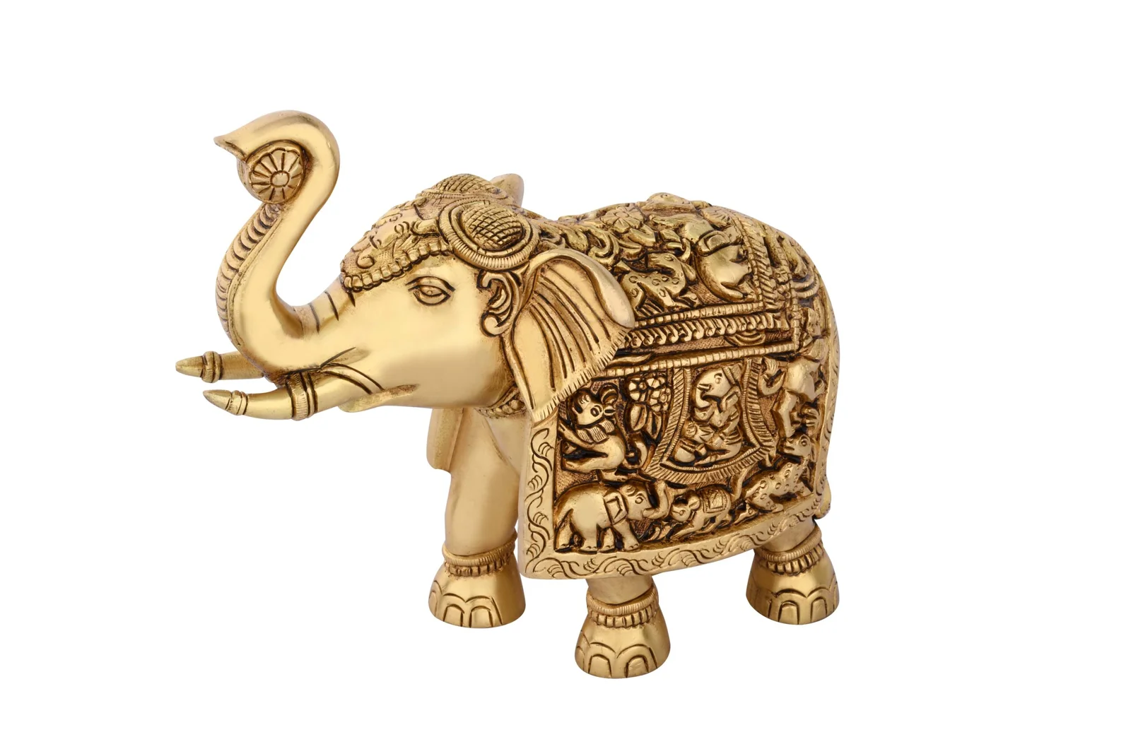 Elephant Brass Statue