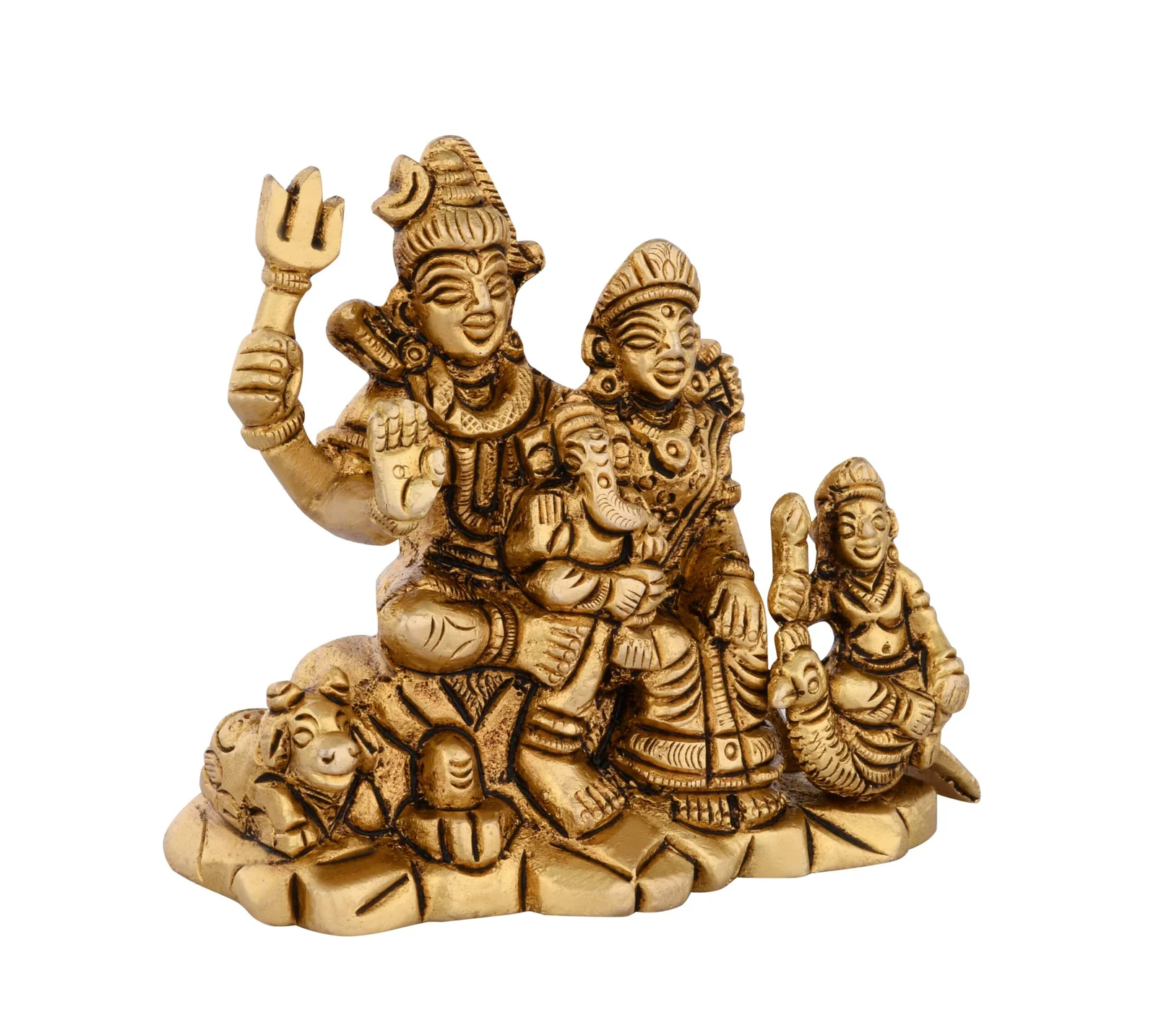 God Shiva Family Statue