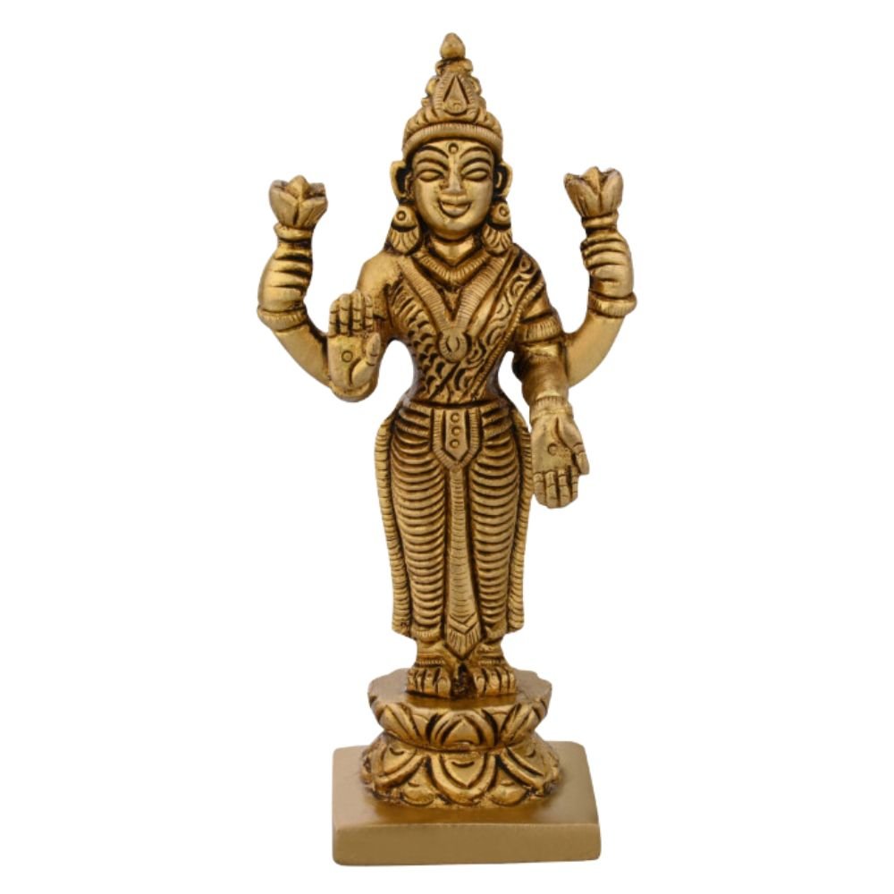 Goddess Laxmi | Mata Lakshmi Idol In Marble Dust – DecorTwist