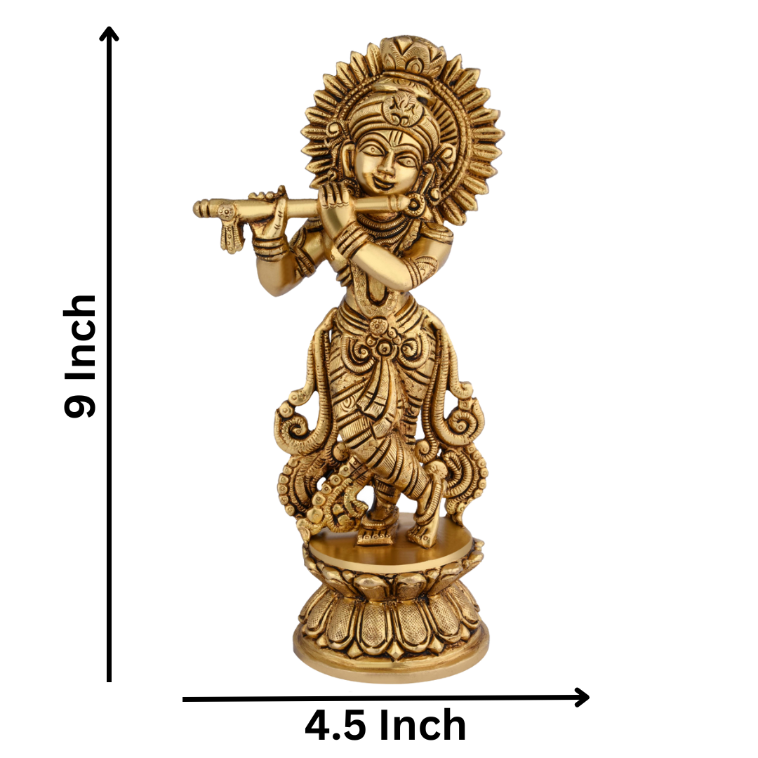 Elegant Standing Krishna Murti