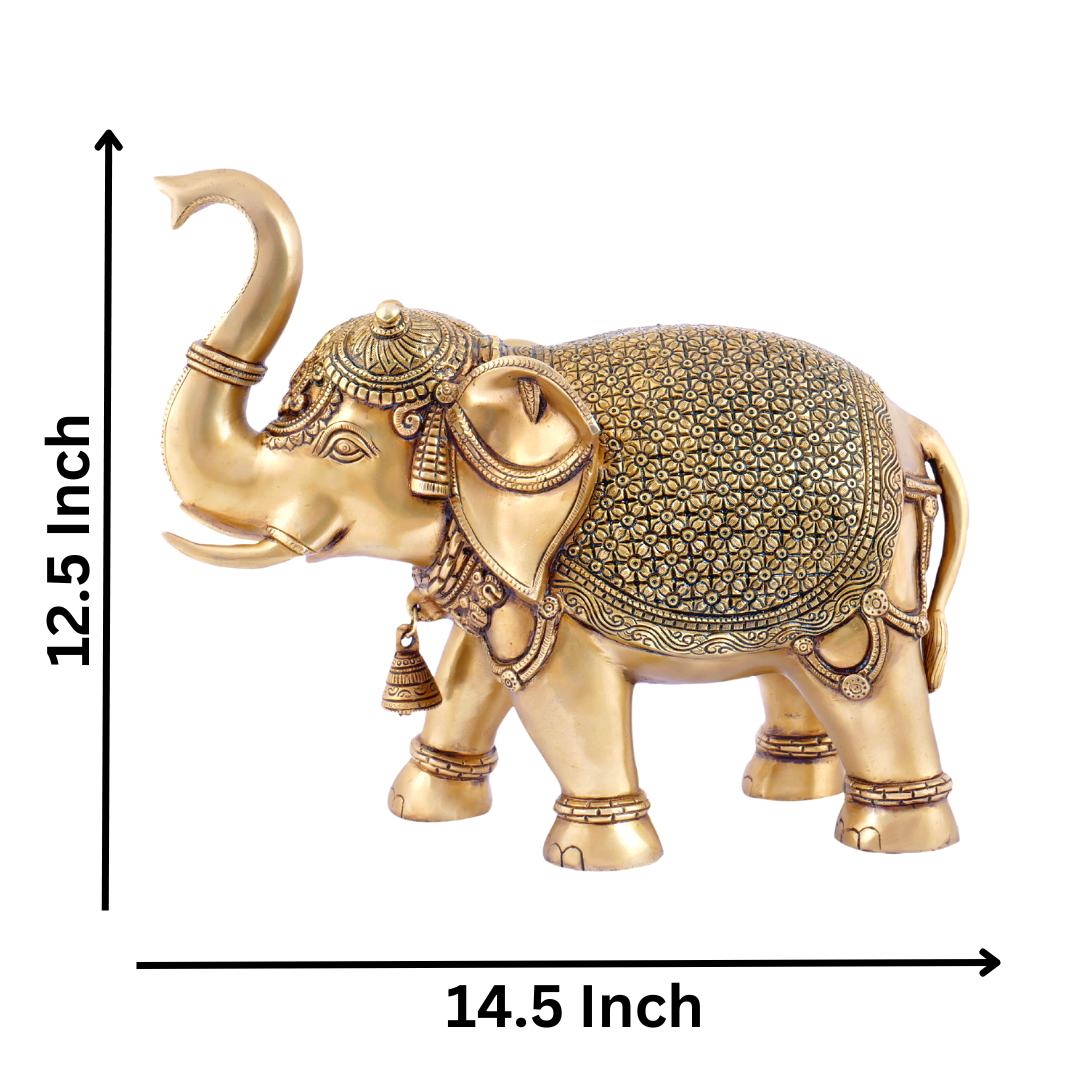 Handcrafted Elephant Decor Statue